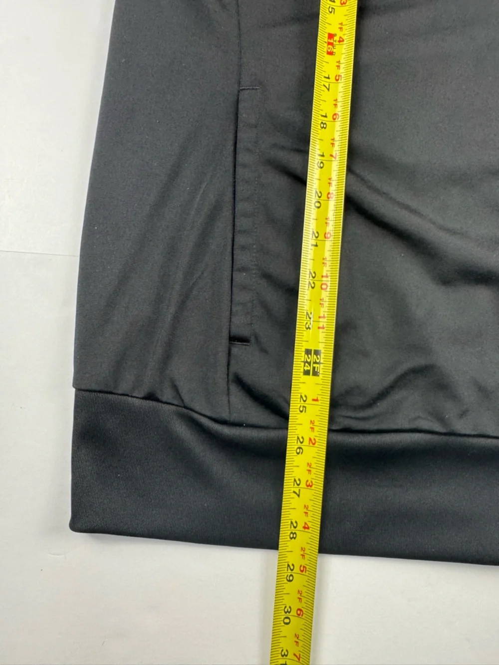 adidas Black Track Jacket with White Three-Stripes